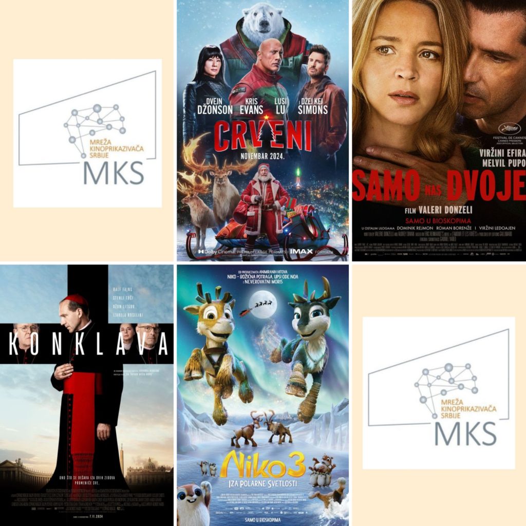 Novo u bioskopima od 7. novembra 2024, godine