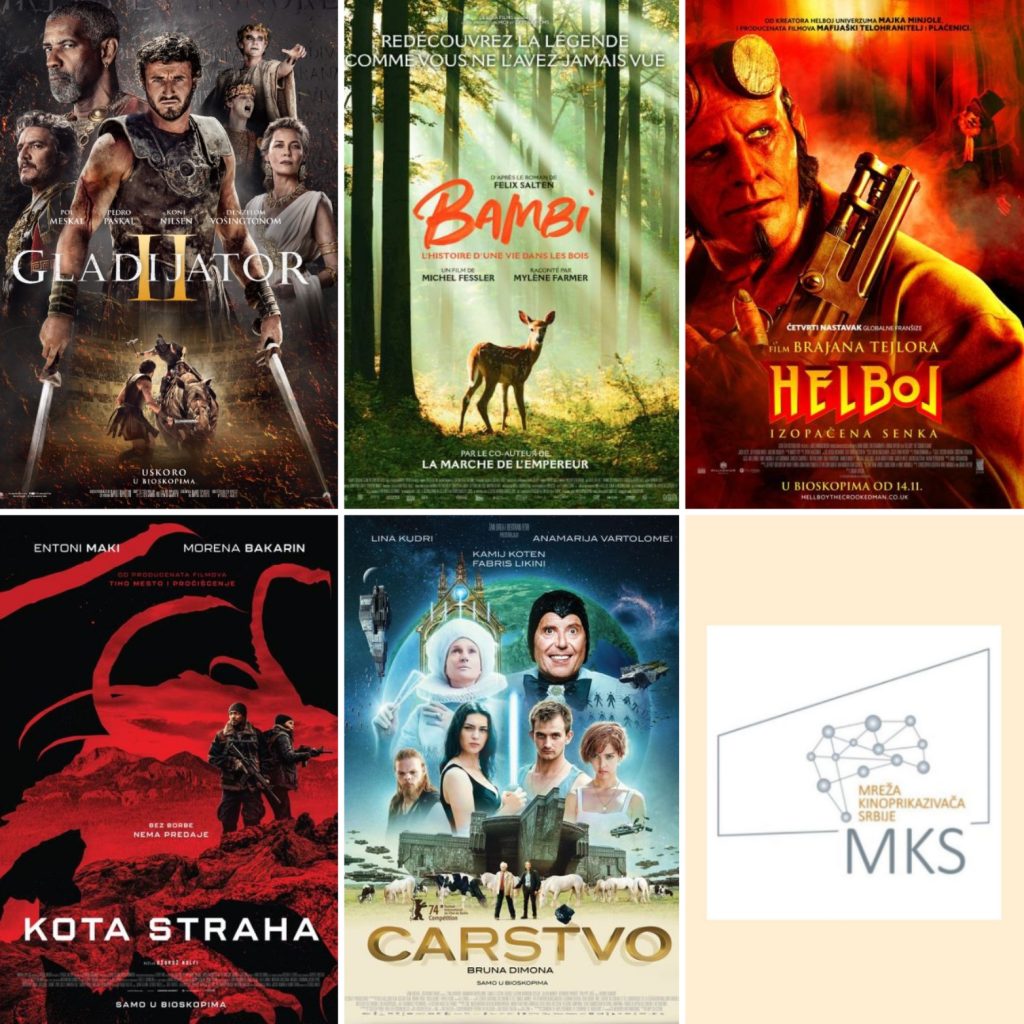 Novo u bioskopima od 14. novembra 2024. godine