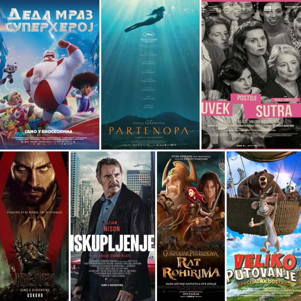 Novo u bioskopima od 12. decembra 2024. godine