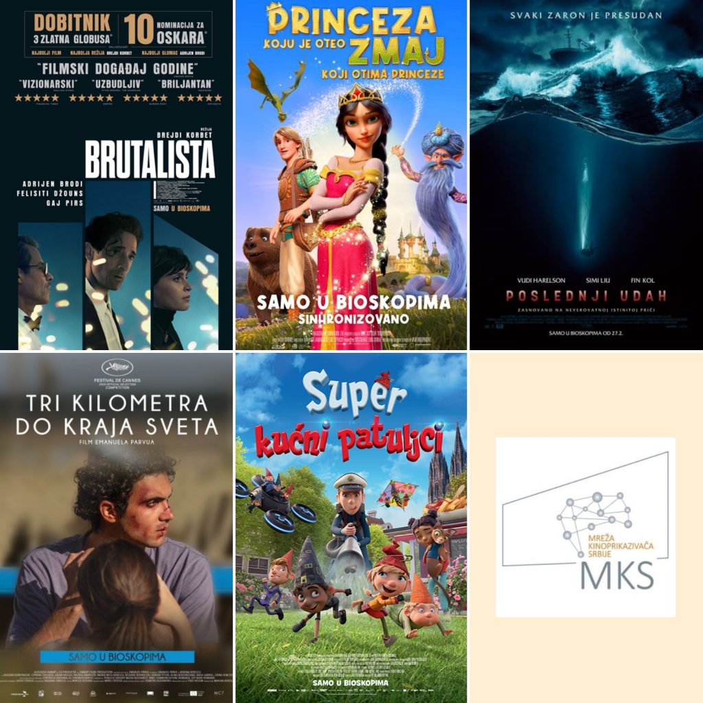 Novo u bioskopima od 27. februara 2025. godine