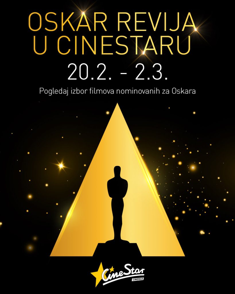 &bdquo;Oskar revija&rdquo; u CineStar bioskopima u Srbiji od 20. februara do 2. marta
