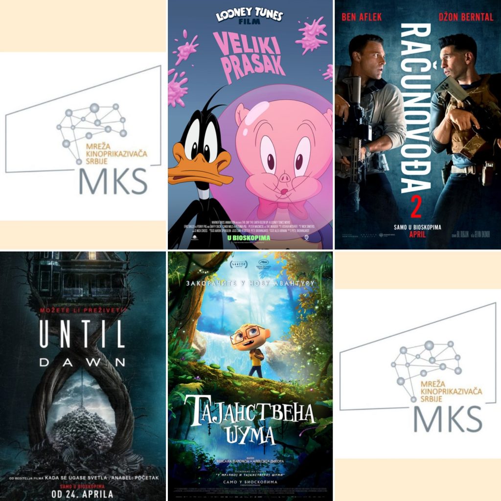 Novo u bioskopima od 24. aprila 2025. godine