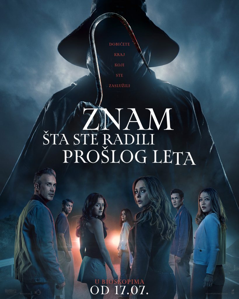 Horor &bdquo;Znam &scaron;ta ste radili pro&scaron;log leta&rdquo; na repertoarima bioskopa u Srbiji od 17. jula