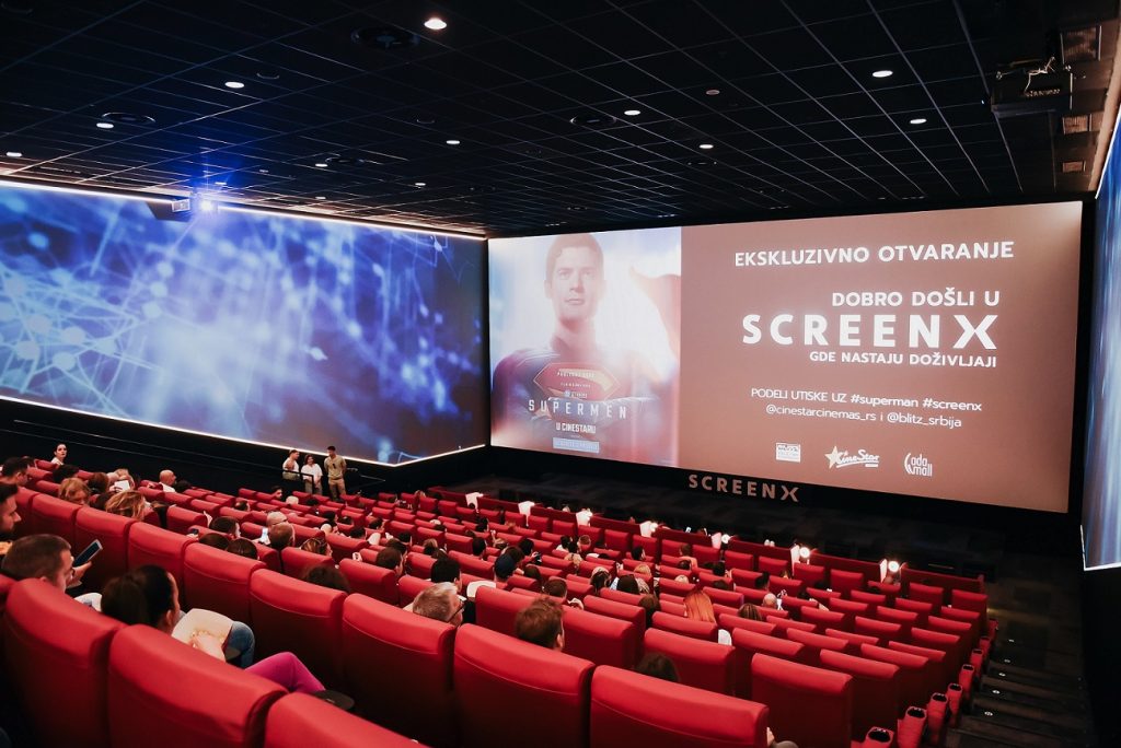 Revolucija u gledanju filmova ScreenX stigao i u Beograd