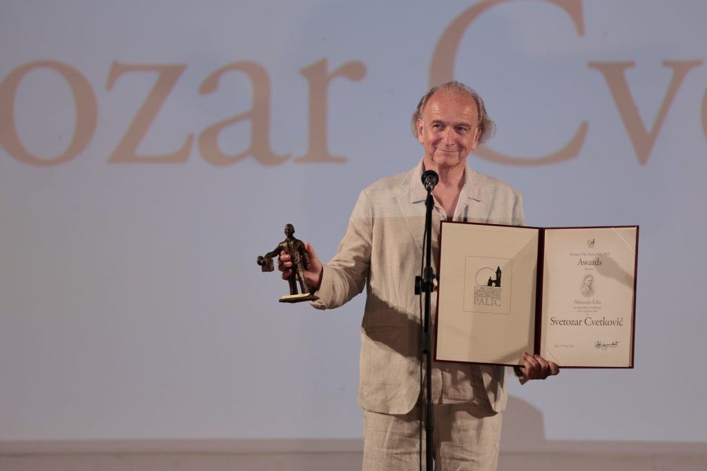 Uručena nagrada &bdquo;Aleksandar Lifka&rdquo; Svetozaru Cvetkoviću na 32. Festivalu evropskog filma Palić