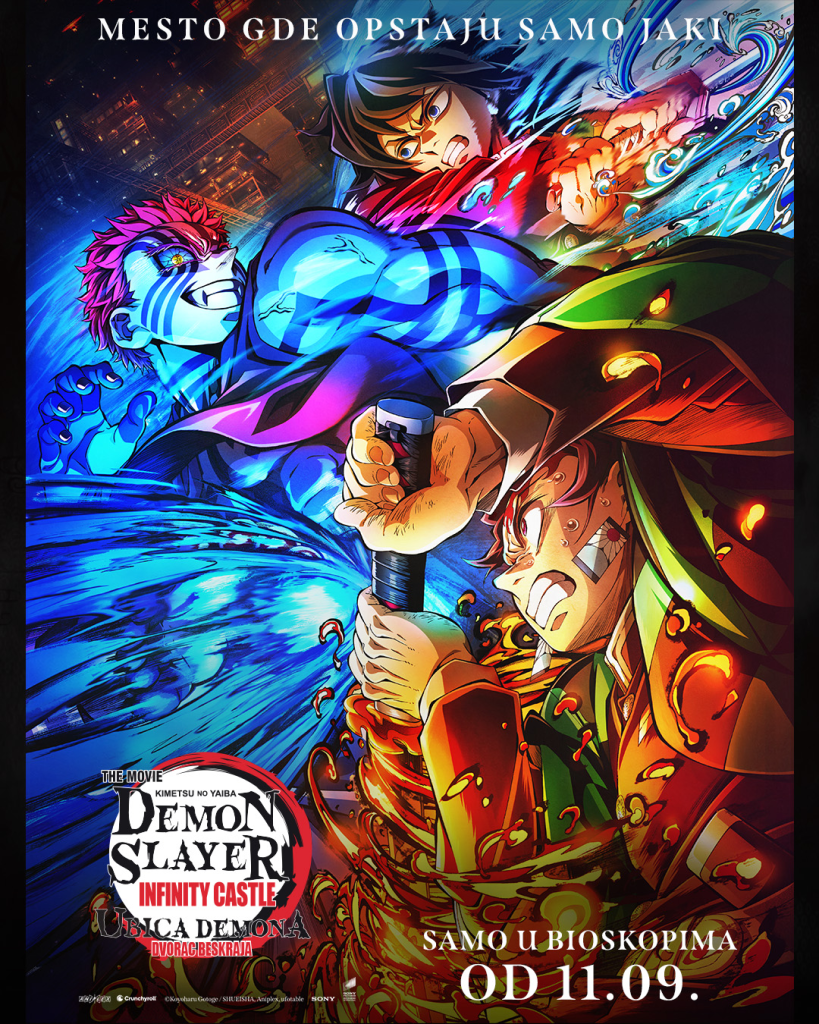 Globalni fenomen i ogroman hit u Japanu, &bdquo;Ubica demona: Dvorac beskraja&ldquo; (Demon Slayer: Kimetsu no Yaiba &ndash; Infinity Castle), uskoro i u srpskim bioskopima