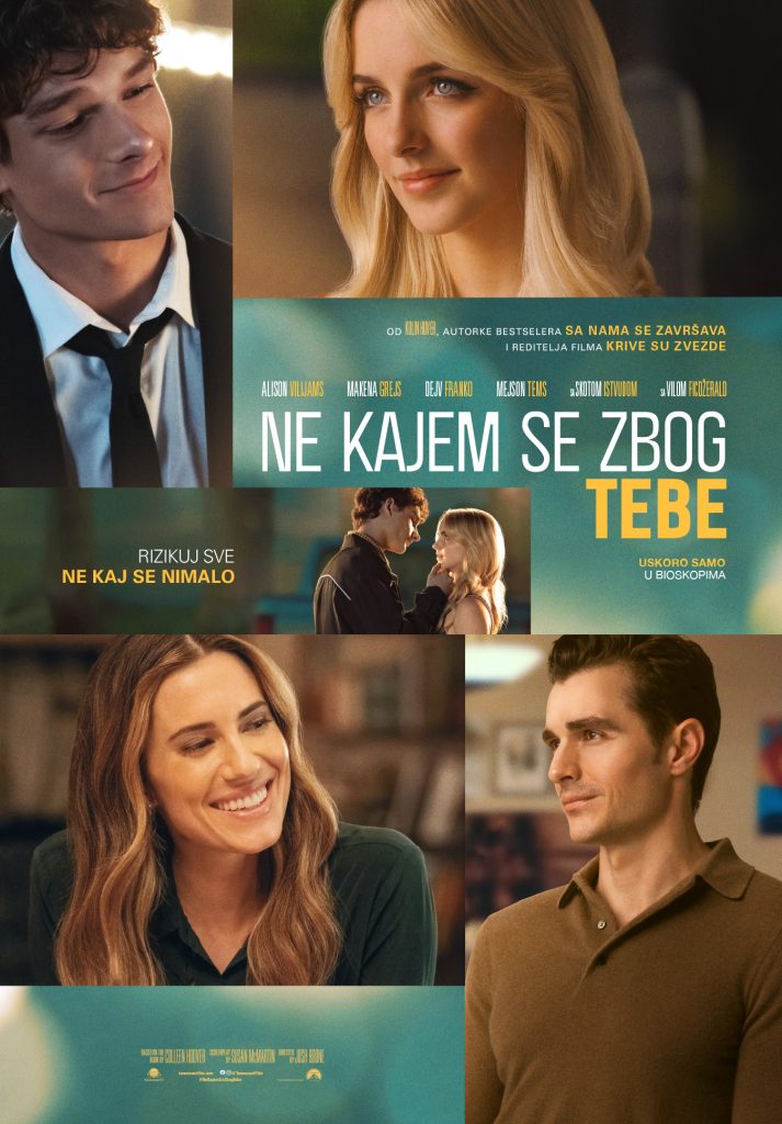 Melodrama &bdquo;Ne kajem se zbog tebe&ldquo;, po romanu Kolin Huver, u bioskopima Srbije od 30. oktobra