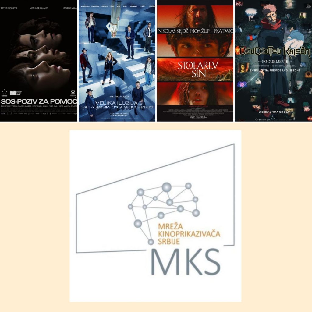 Novo u bioskopima od 20. novembra 2025. godine
