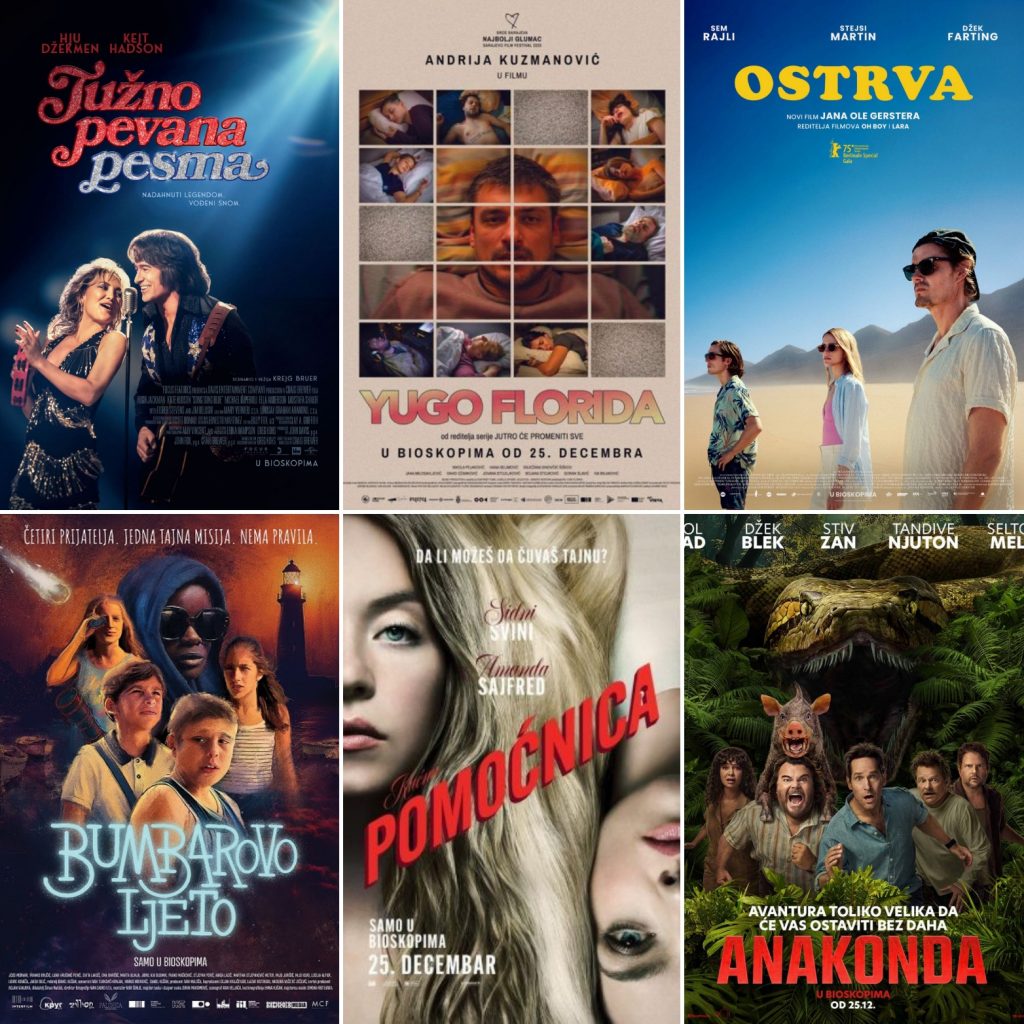 Novo u bioskopima od 25. decembra 2025. godine