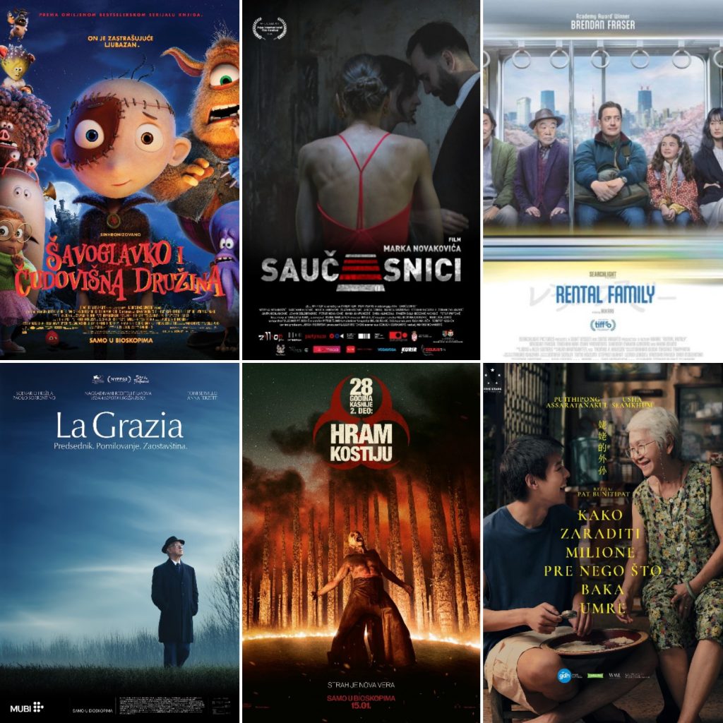 Novo u bioskopima od 15. januara 2026. godine