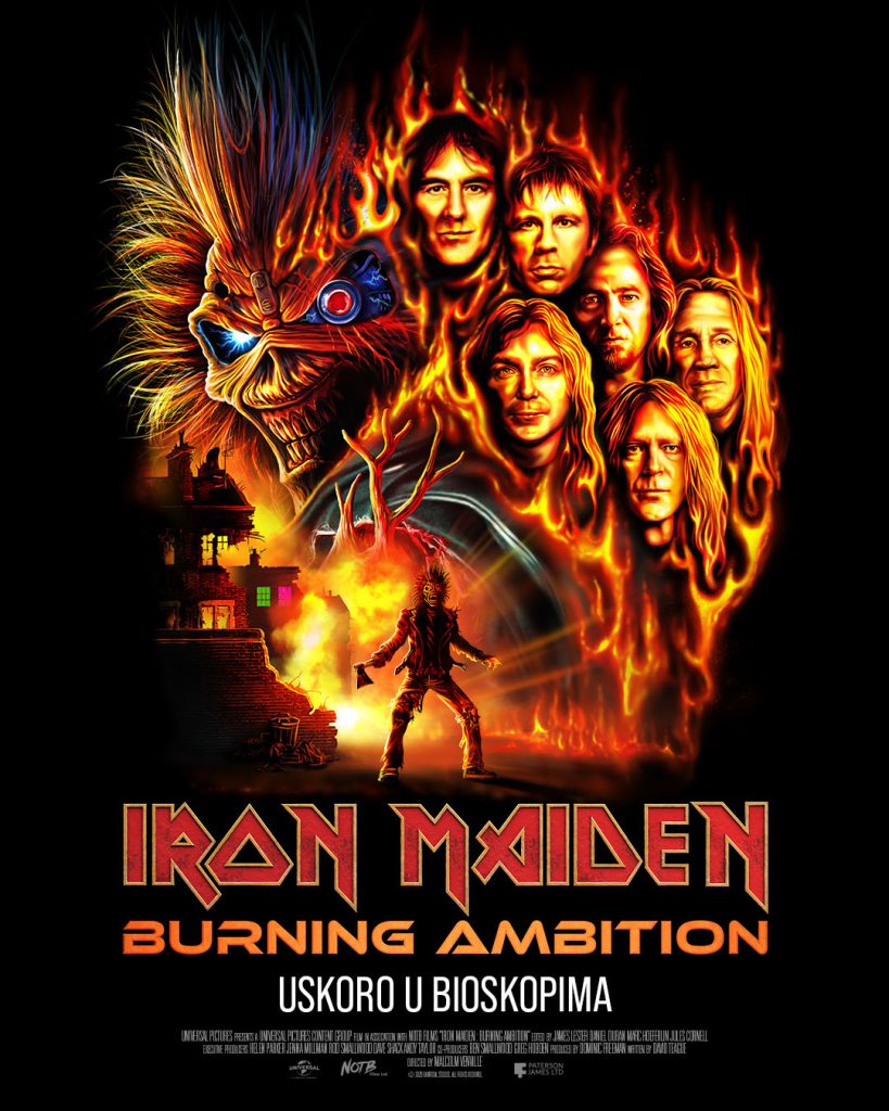 Rokumentarac &bdquo;IRON MAIDEN: BURNING AMBITION&ldquo; od 7. maja i u bioskopima Srbije