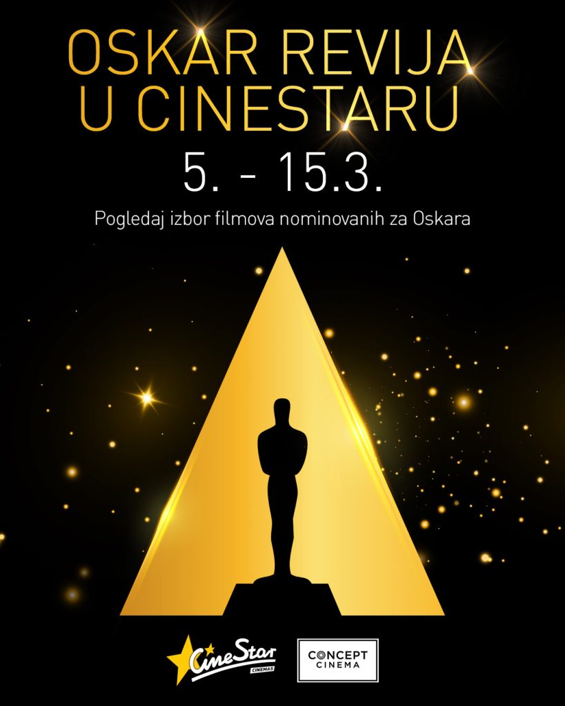 OSKAR REVIJA 2026 u CineStaru i Concept Cinema od 5 do 15.marta