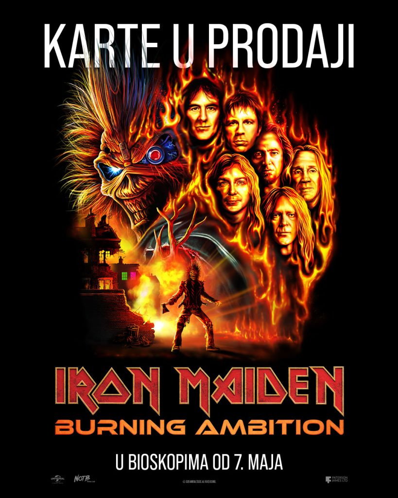 U prodaji ulaznice za rokumentarac &bdquo;Iron Maiden: Burning Ambition&ldquo;