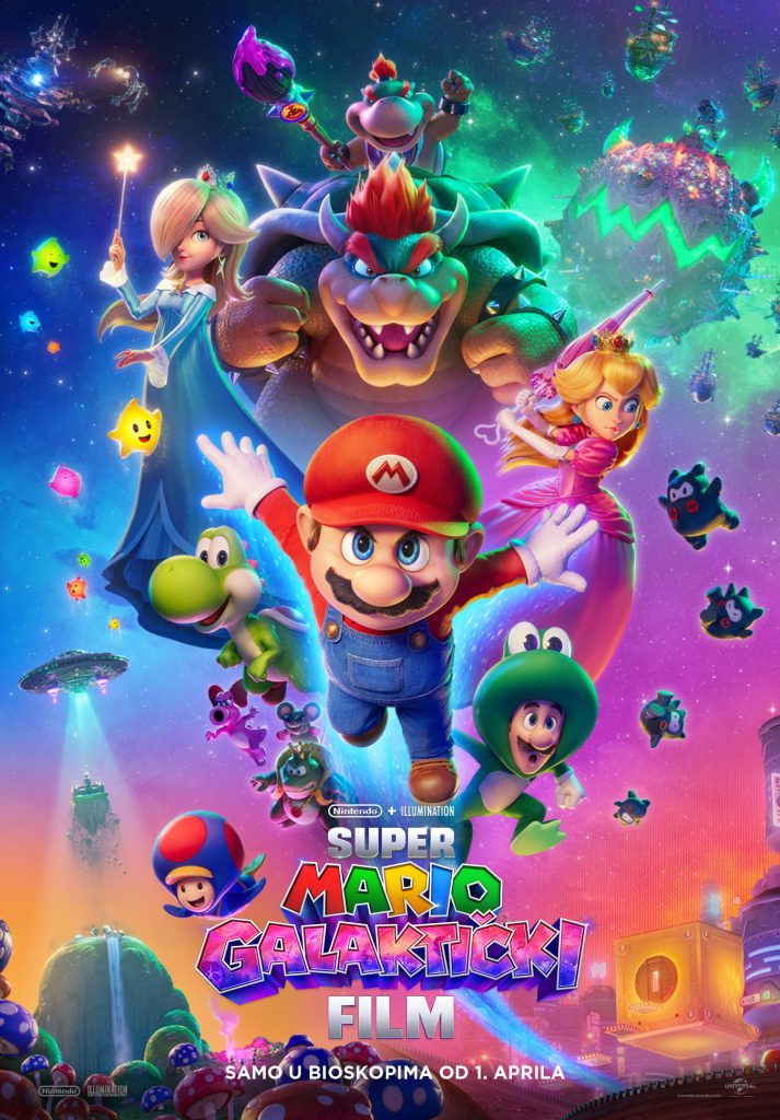 &bdquo;Super Mario Galaktički Film&ldquo; &ndash; premijerno od 1. aprila