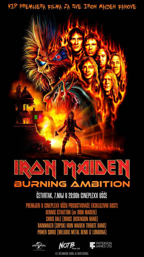 VIP premijera Iron Maiden filma u bioskopu Cineplexx U&scaron;će sa ekskluzivnim gostima