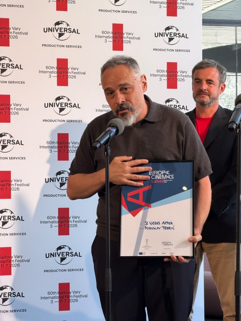 Film &bdquo;3 nedelje posle&ldquo; osvojio nagradu Europa Cinemas Label na Filmskom festivalu u Karlovim Varima