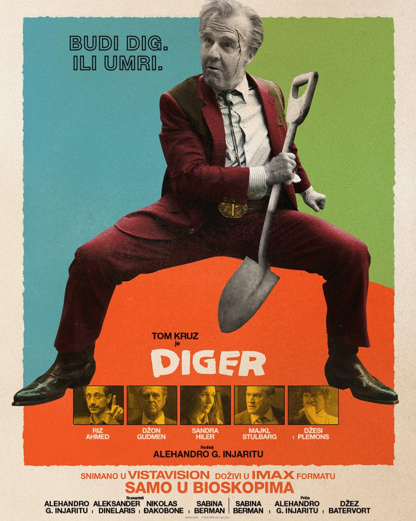 &bdquo;Diger&ldquo; na repertoaru bioskopa u Srbiji od  1. oktobra; Tom Kruz neprepoznatljiv u novom filmu Alehandra G. Injaritua