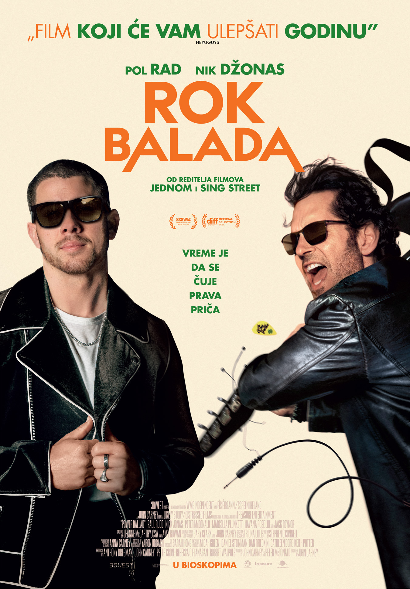 Muzička komedija &bdquo;Rok balada&ldquo;u bioskopima Srbije od 29. oktobra