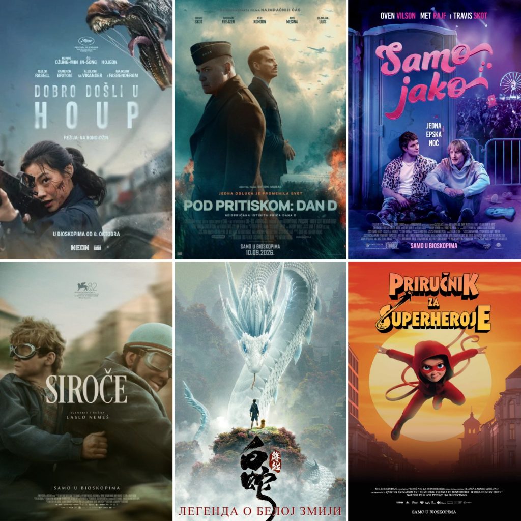 Novo u bioskopima od 8. oktobra 2026. godine